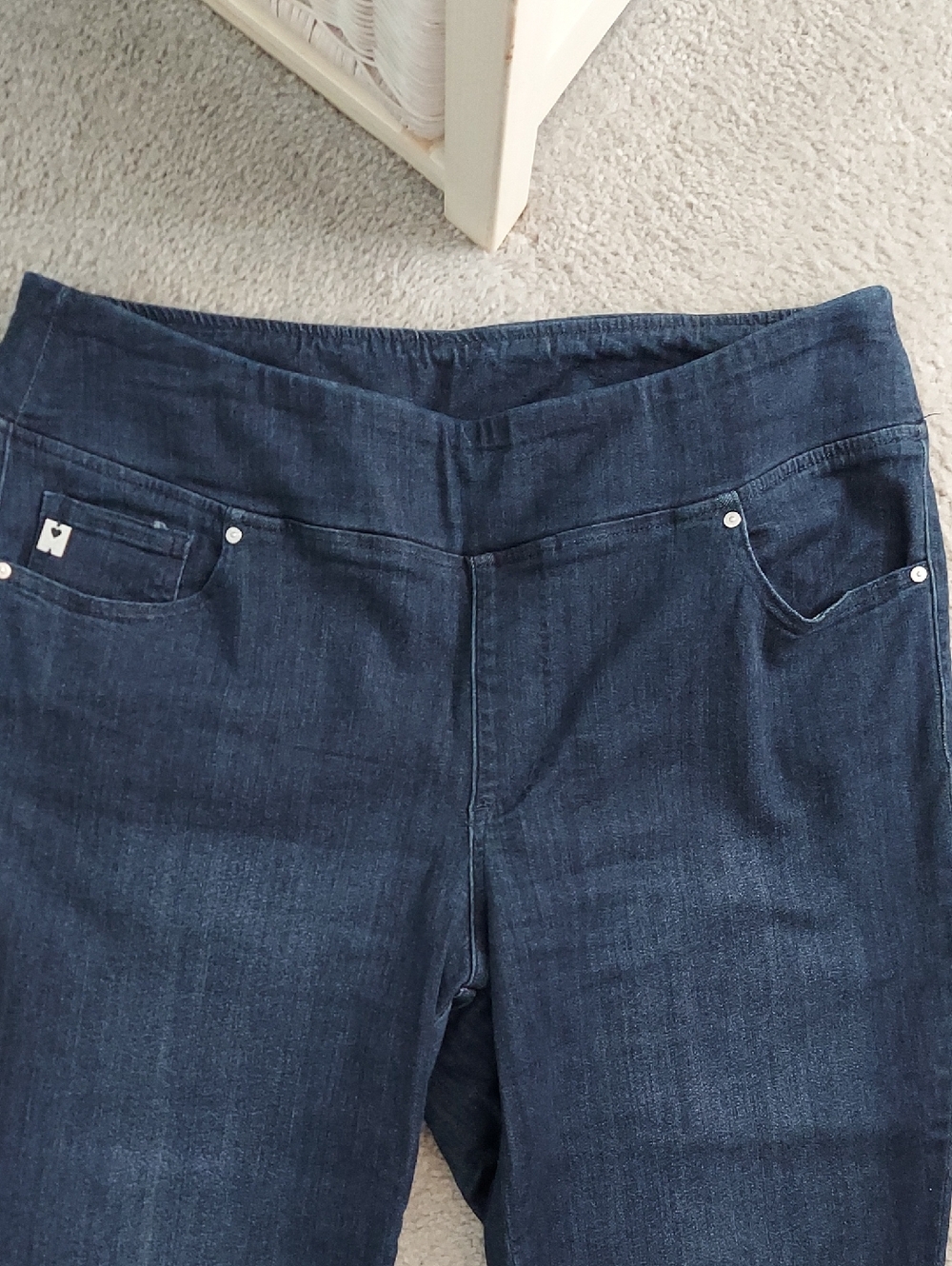 Belle By Kim Gravel Denim Crop Jeans - Picture 5 of 7
